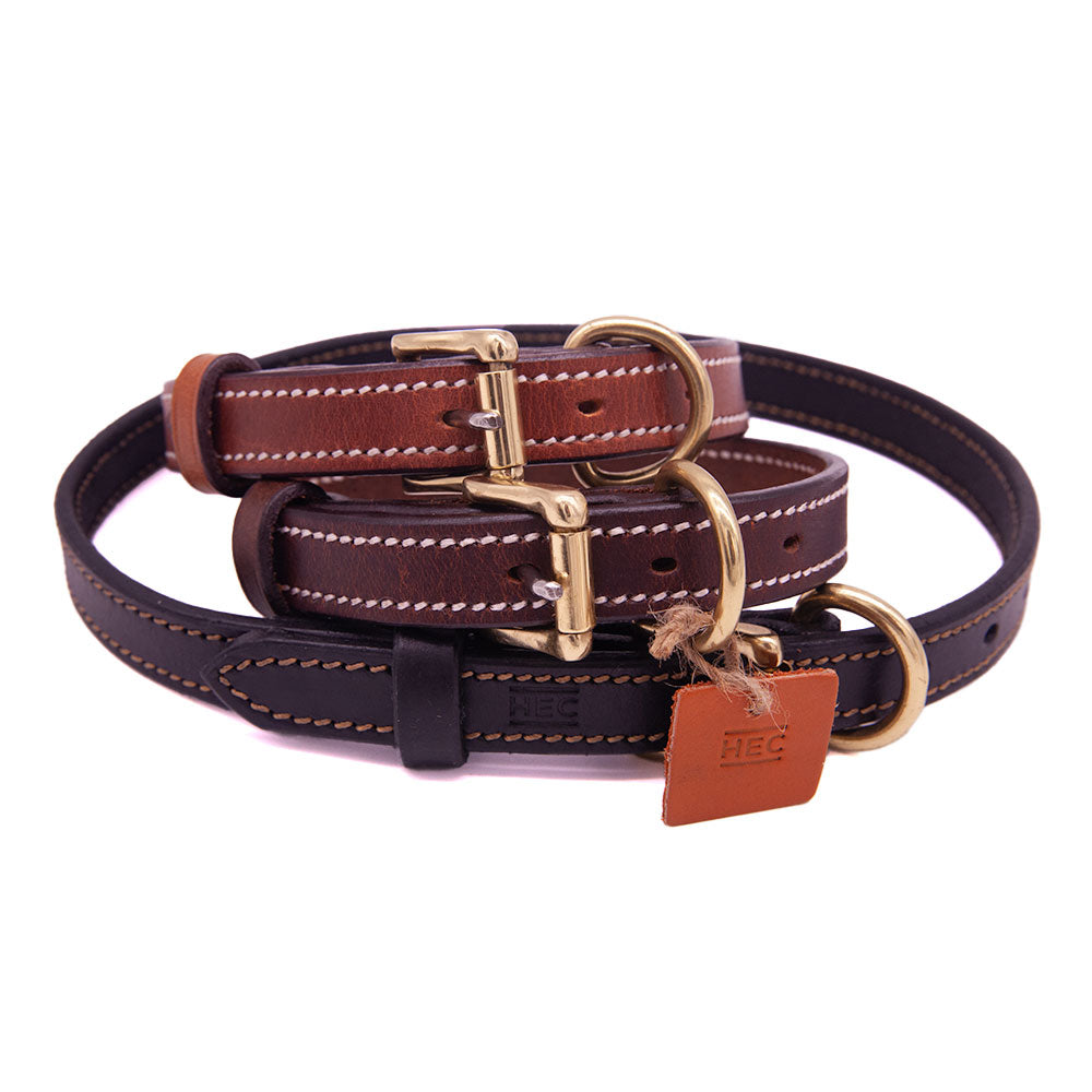 Classic Leather Dog Collar